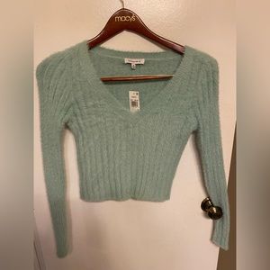 Brand new with tags- fuzzy sweater